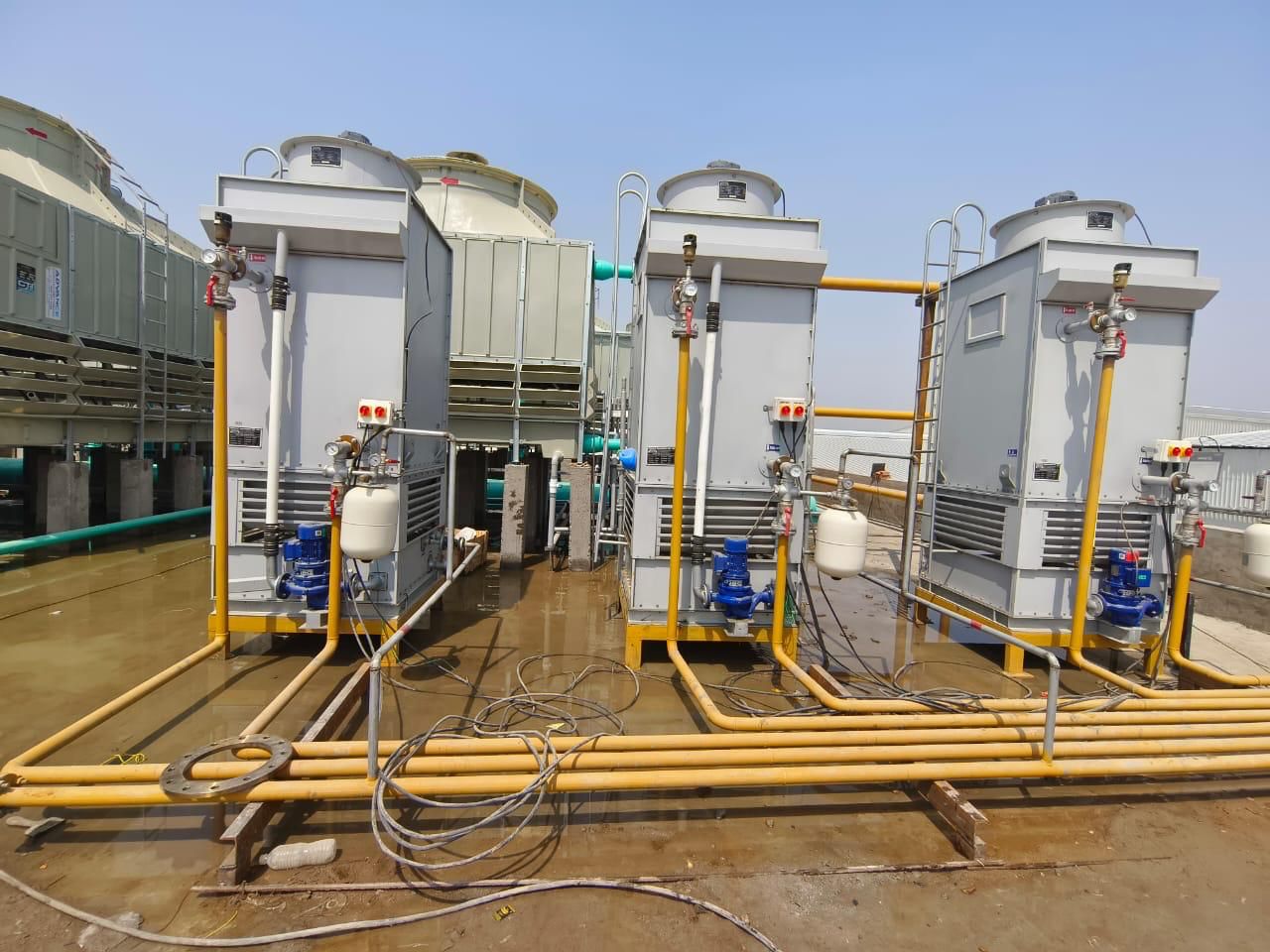Industrial Cooling Tower Installation