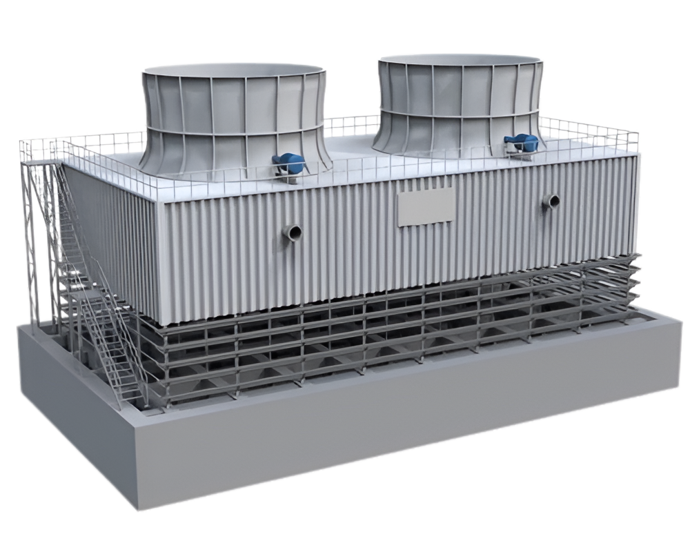Fiberglass cooling tower model by Siddhant Equipments
